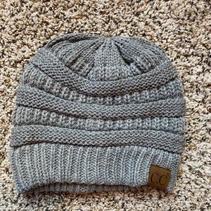 Grey beanie C.C brand